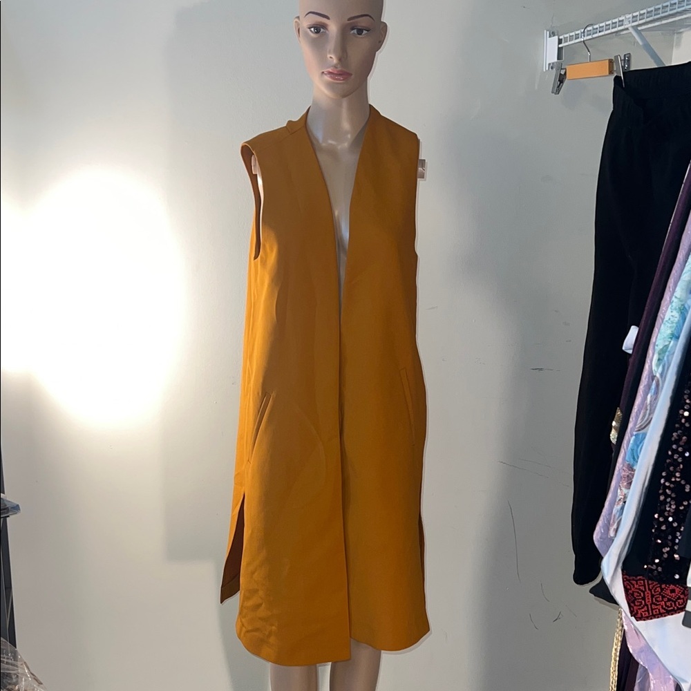 Splash Vibrant Orange Midi Dress